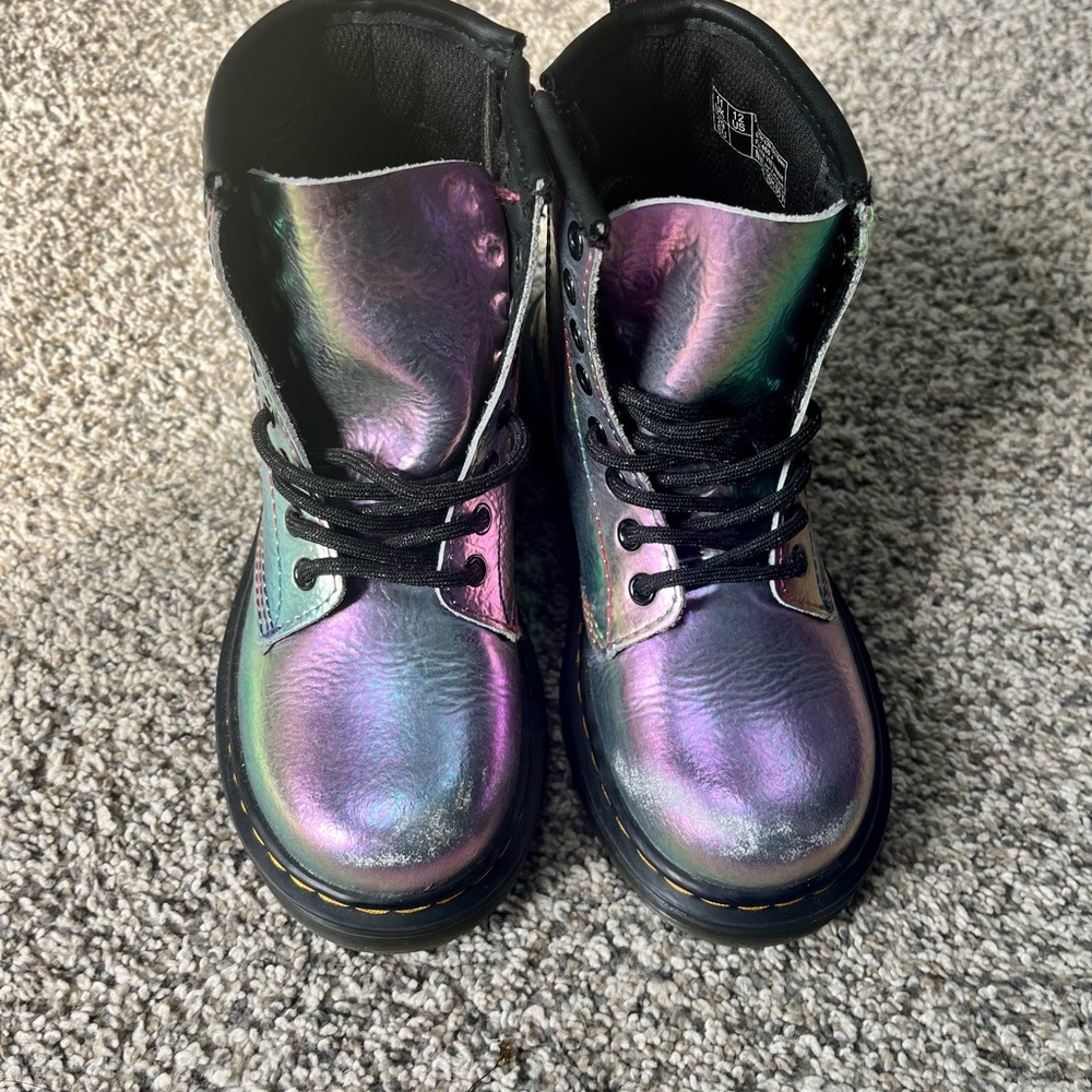 Dr. Martens Iridescent Kids Boots